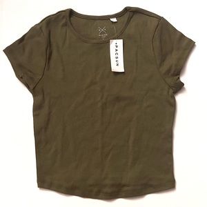PacSun Basic Tee in olive